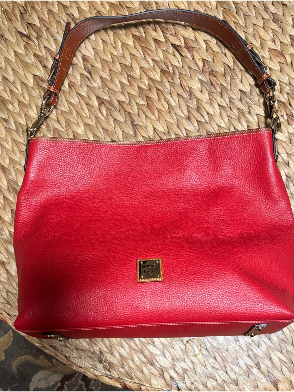 Dooney & Bourke Red Leather Shoulder Bag